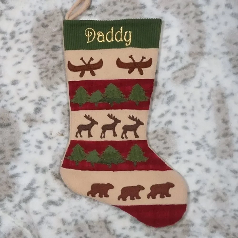 Kurt S Adler Daddy Christmas Stocking